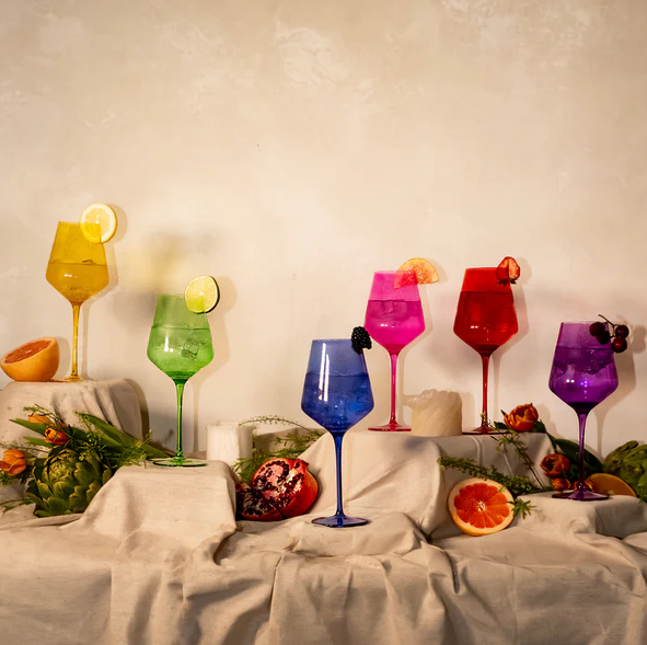 Colorful Wine Glasses