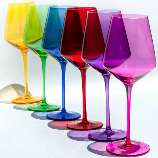 Colorful Wine Glasses