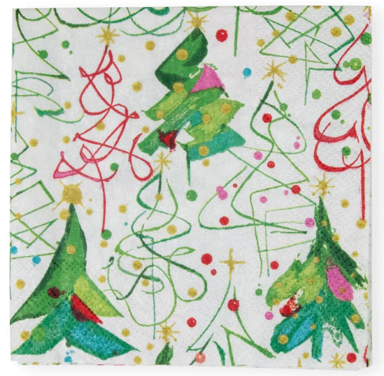 Pop Christmas Cocktail Napkins