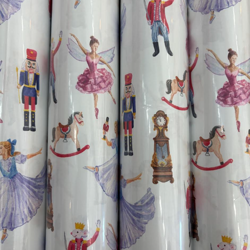 Nutcracker Ballet Wrapping Paper