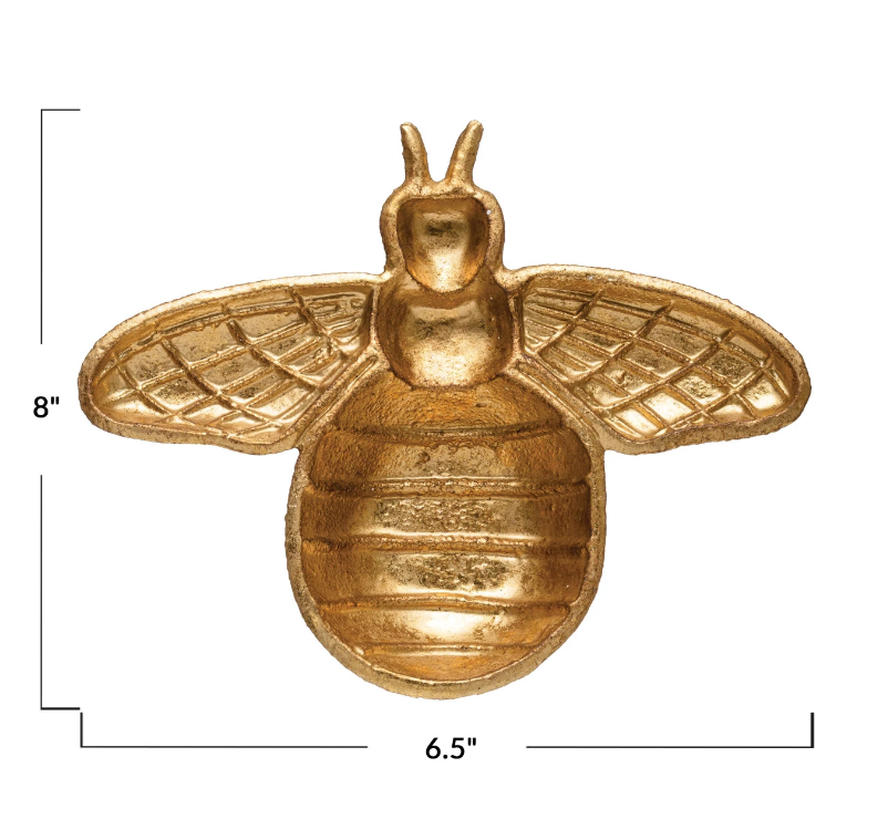 Gold Bee Dish