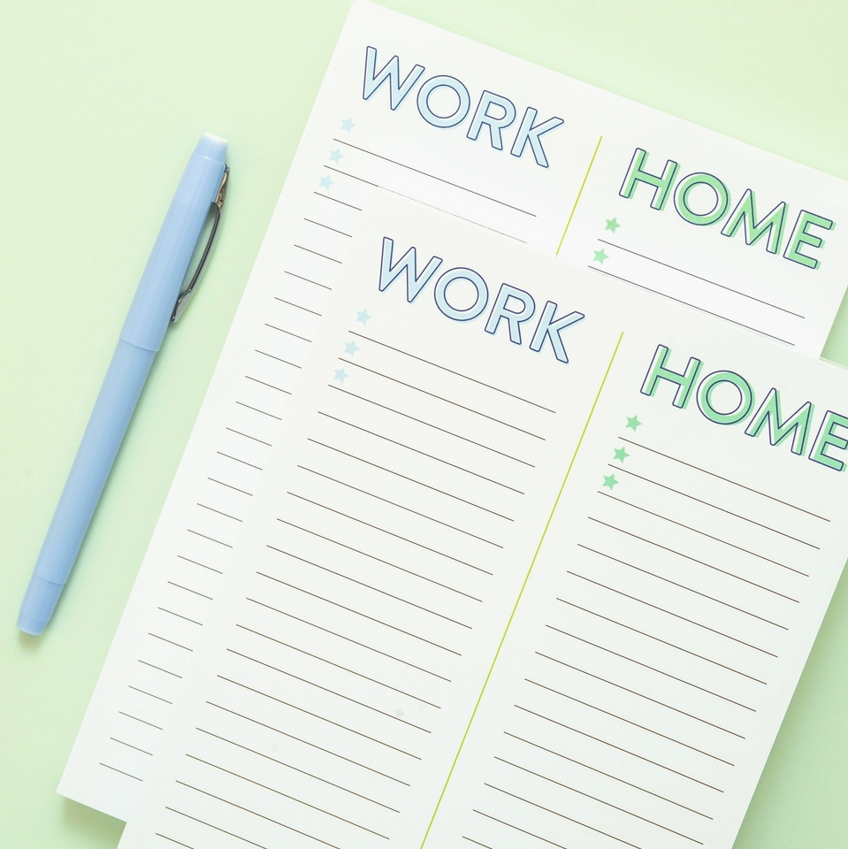 Work and Home Notepad