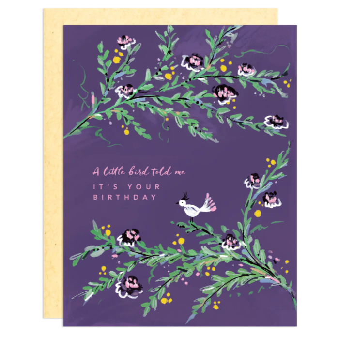 Little Bird Birthday Card