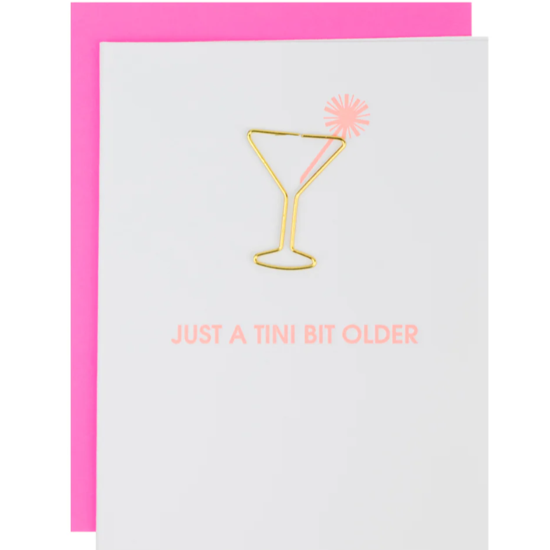 Just a Tini - Paperclip Card