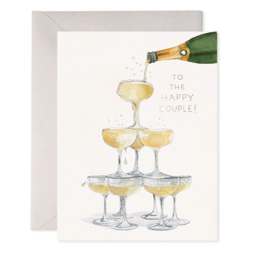 Champagne Tower Card