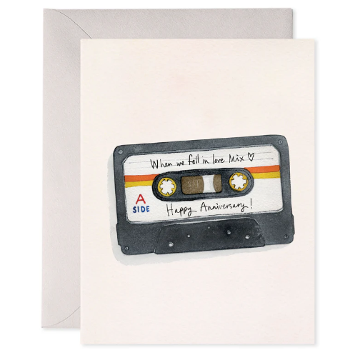 Anniversary Mix Tape Card