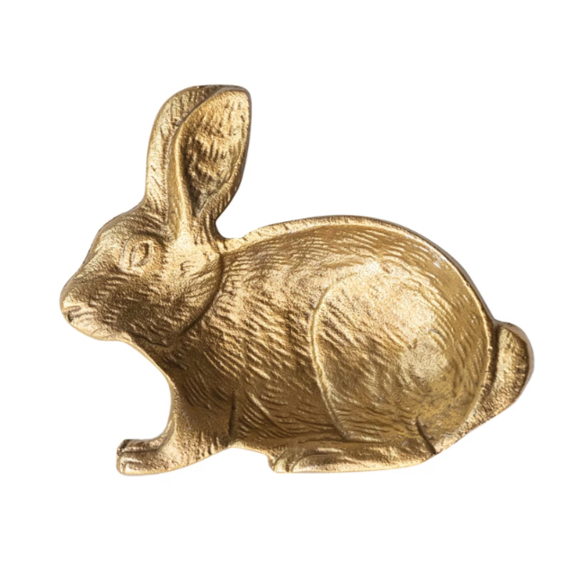 Gold Rabbit Dish