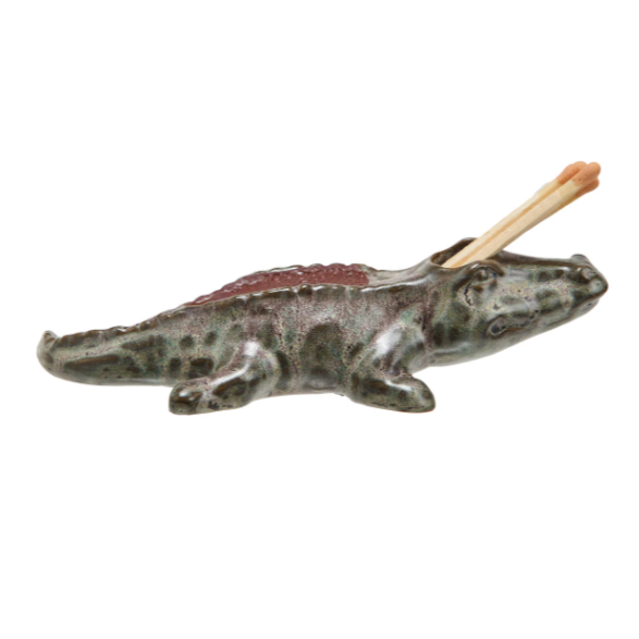 Alligator Match Holder