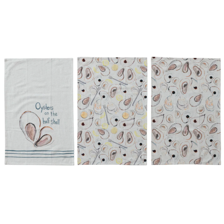 Oyster Tea Towels