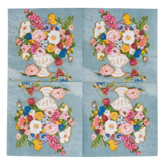 Flower Vase Dinner Napkins