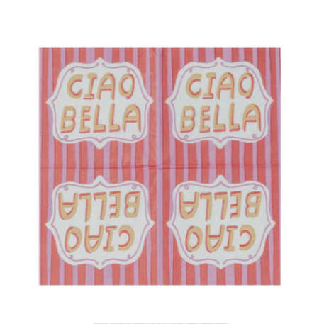 Ciao Bella Cocktail Napkins