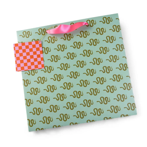 Mint Snake - Large Gift Bag