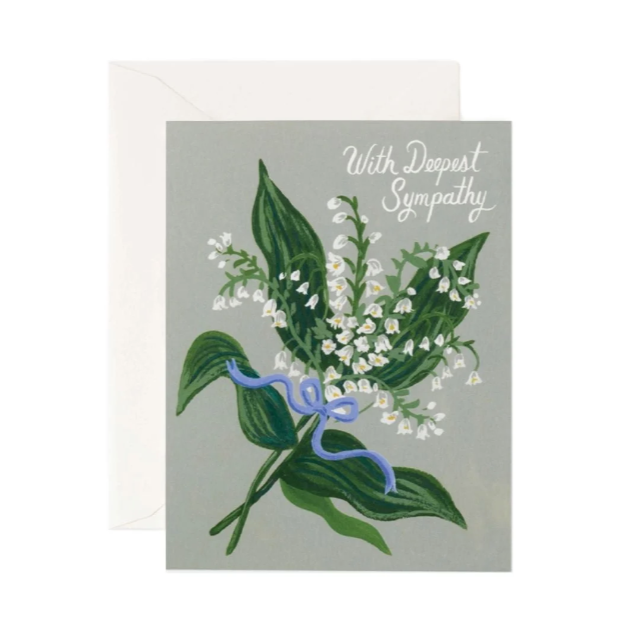 Lily Sympathy Card