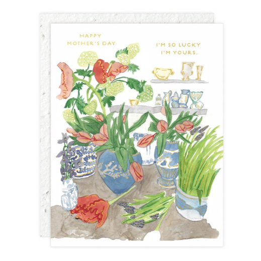 Mothers Flower Shoppe Card