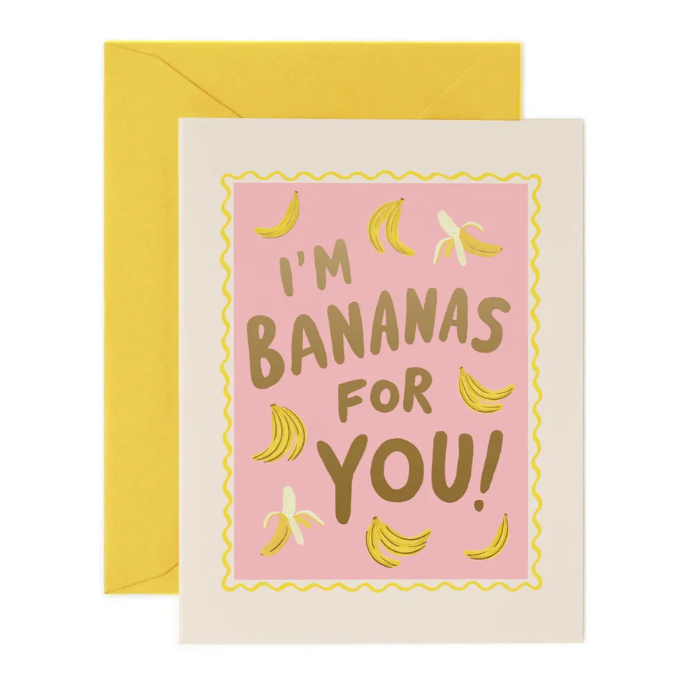 Bananas For You Card