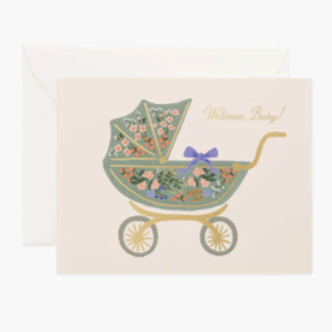 Floral Pram Card