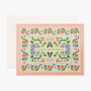 Sicily Garden Birthday Card