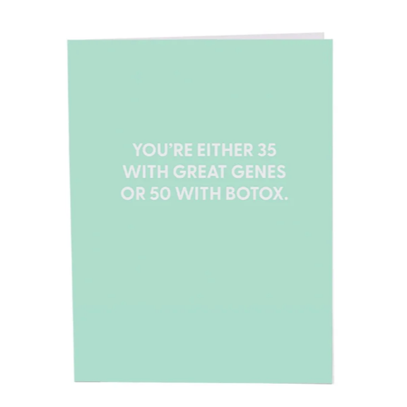 50 With Botox Card