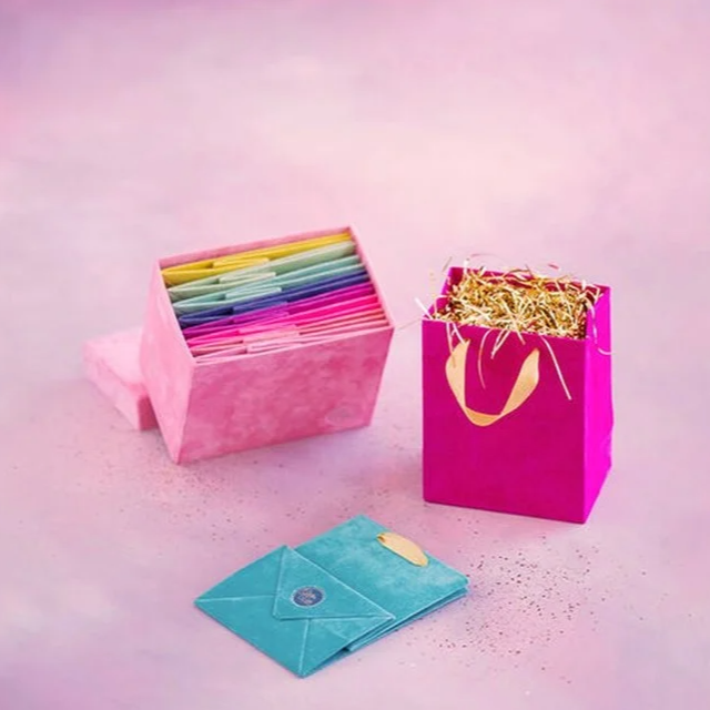 Small Patisserie Flocked Gift Bag