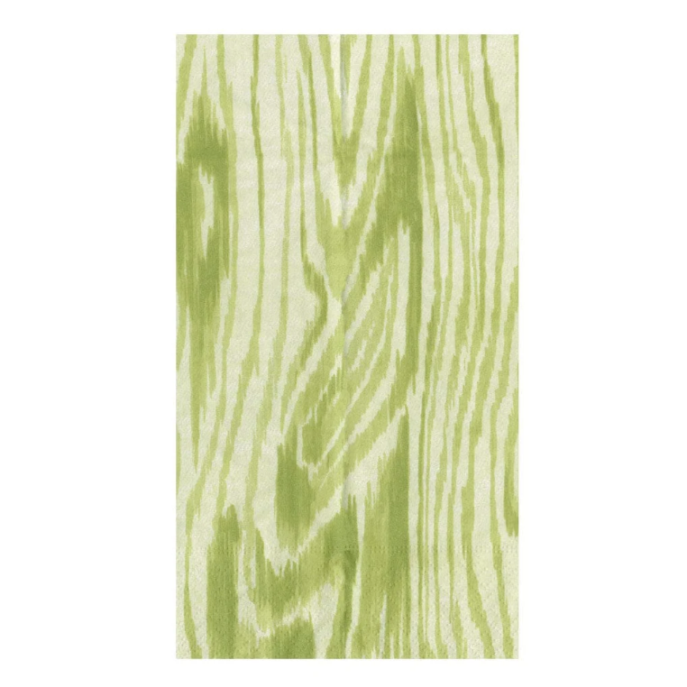 Woodgrain Moss Green Guest Napkin