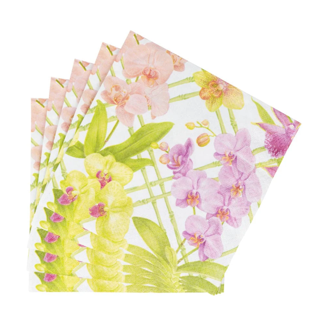 Orchid Conservatory Luncheon Napkin