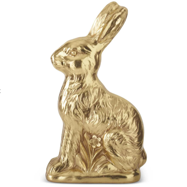 Gold foil Easter Bunny