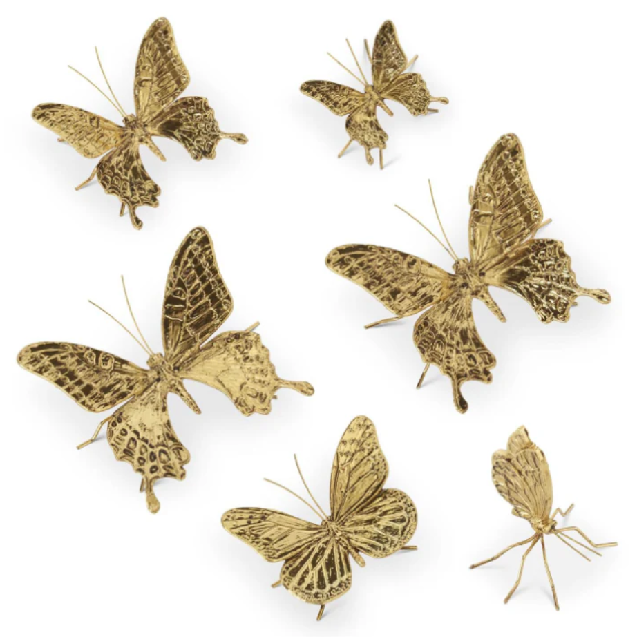 Gold Butterflies