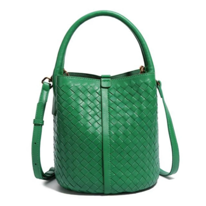 Green Bucket Bag