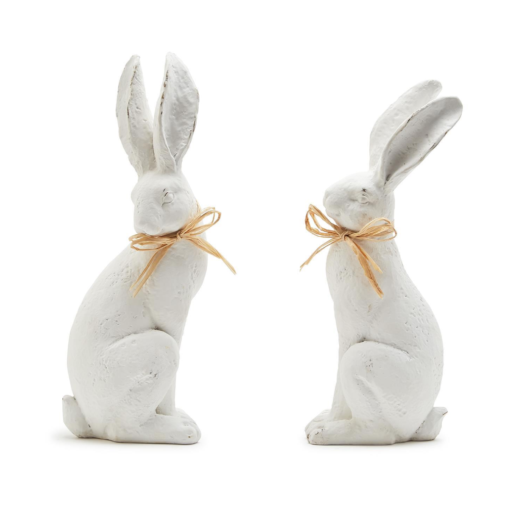 White Easter Rabbits