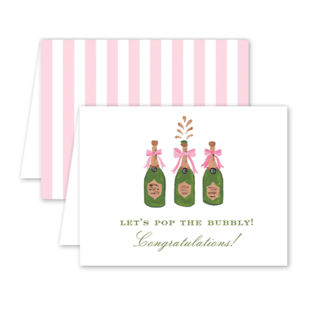 Champagne Congrats Card