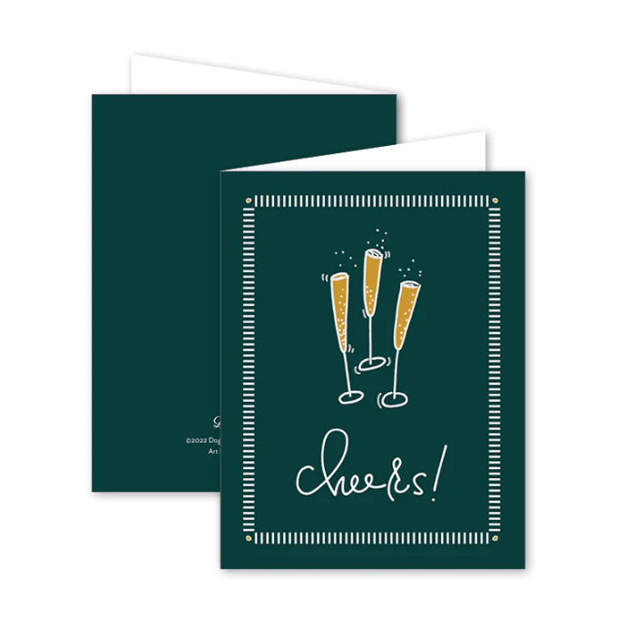 Champagne Toast Cheers Card