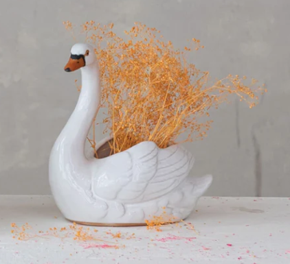 Swan Planter
