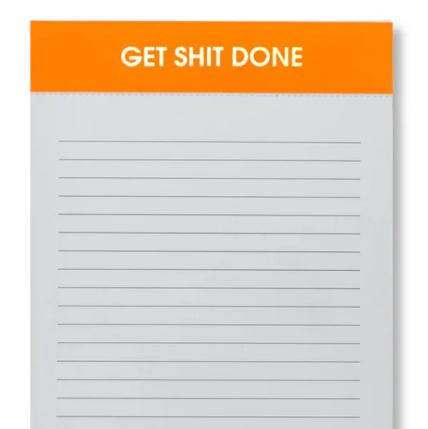 Get Shit Done Notepad