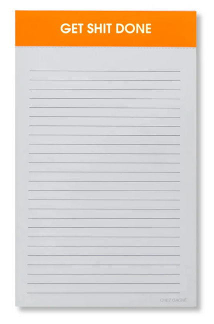 Get Shit Done Notepad