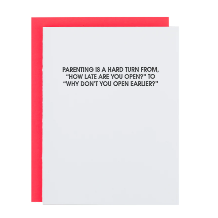 Parenting Hard Turn Card