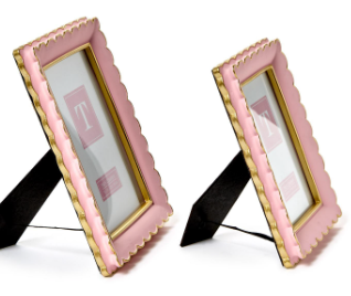 Pink Scalloped Frames