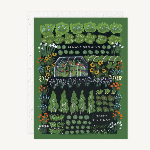 Greenhouse Birthday Card