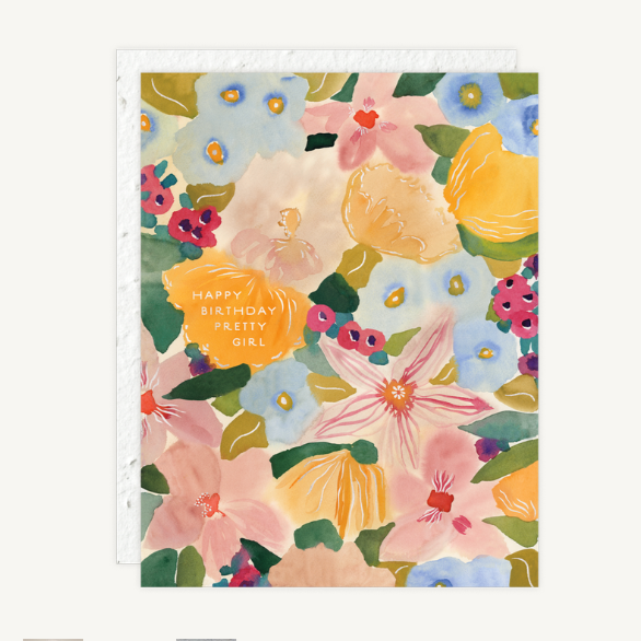 Floral Abundance Birthday Card