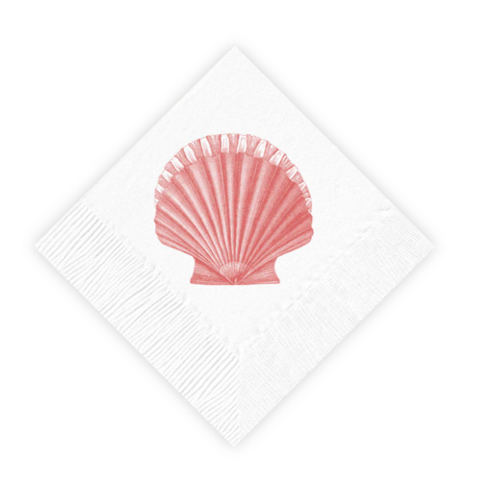 Scallop Cocktail Napkins