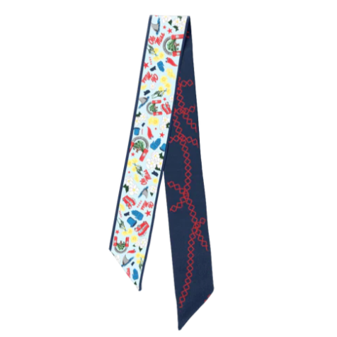 Ole Miss Skinny Scarf