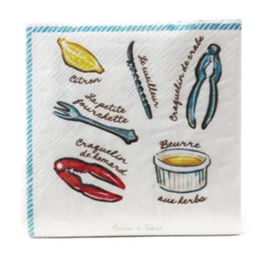 Seafood Cocktail Napkins