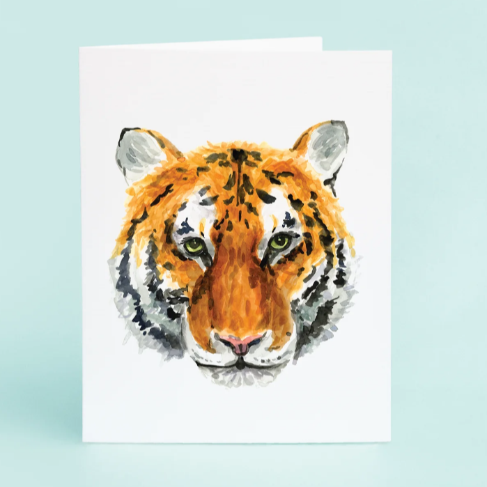 Tiger Face Notecards