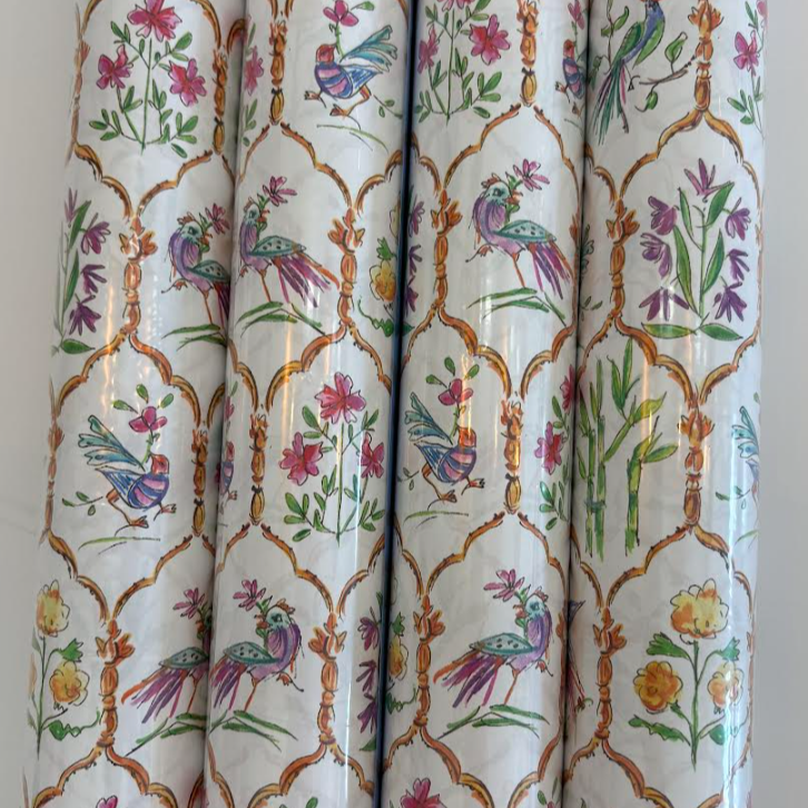 Mahjong Trellis Wrapping Paper