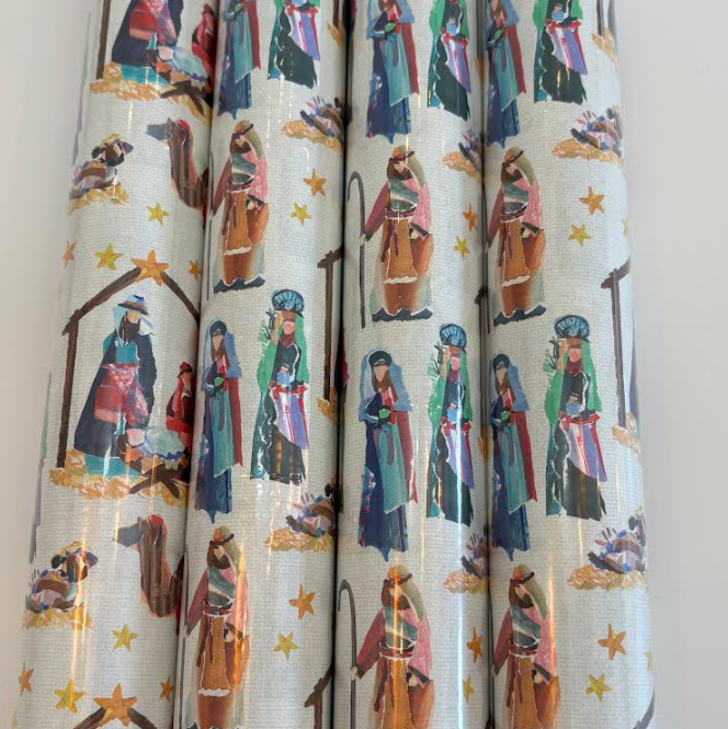 Nativity Scene Wrapping Paper