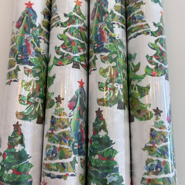 Christmas Tree Trio Wrapping Paper