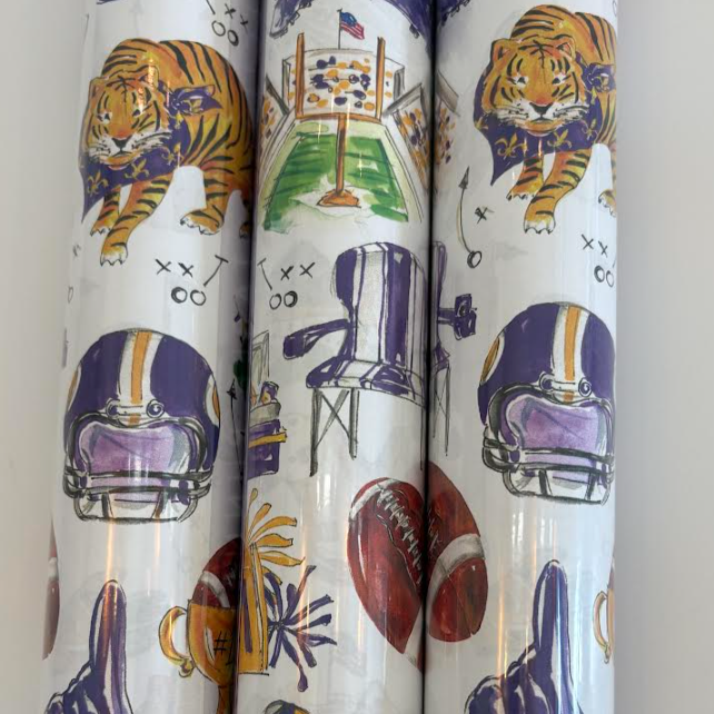 Tiger Football Table Runner