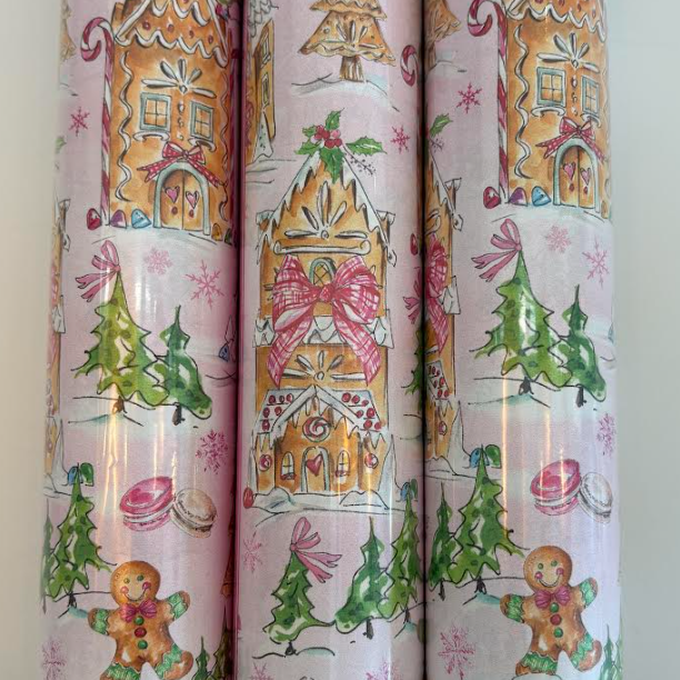 Gingerbread House Wrapping Paper