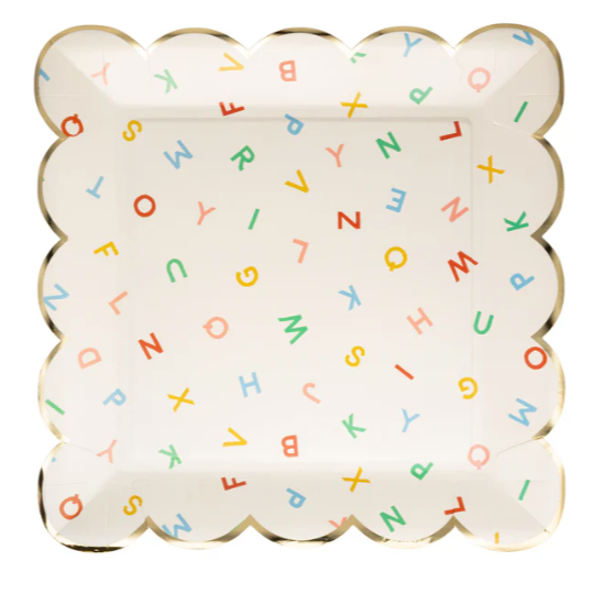 Alphabet Plates