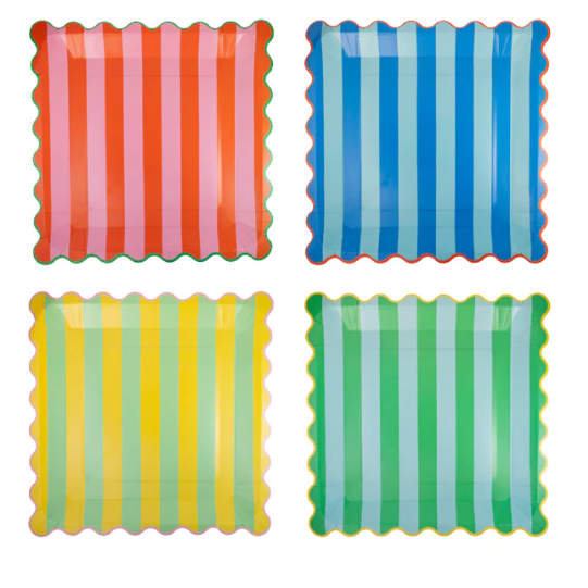 Striped Plates
