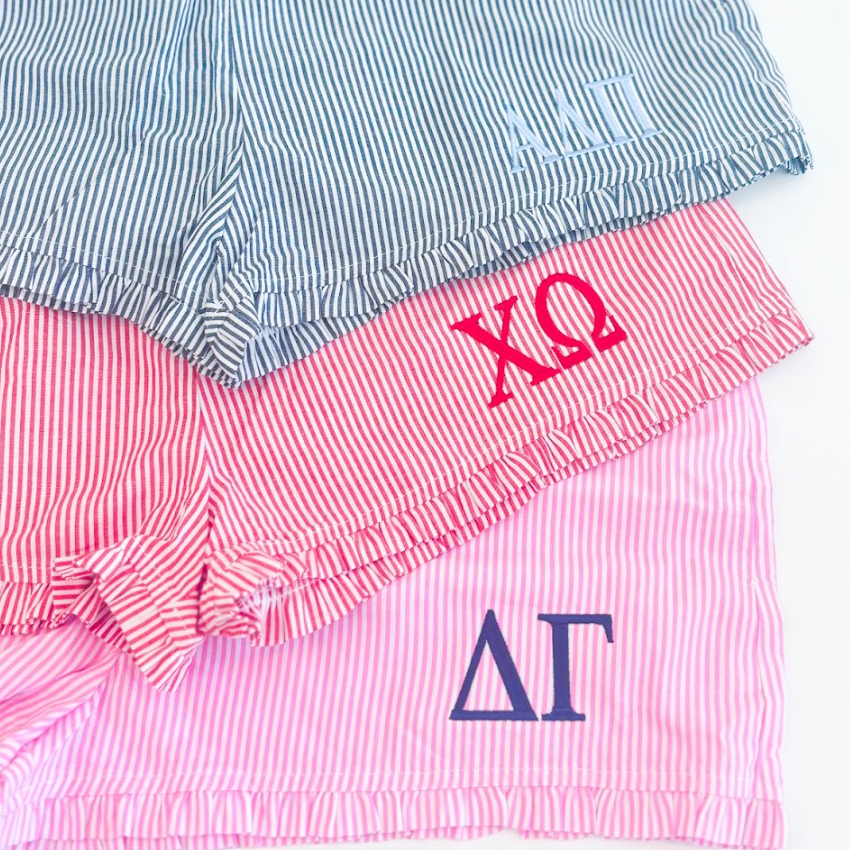 Greek Ruffle Shorts